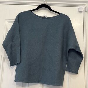 R Label The Reset Ribbed 3/4 Sleeve Pullover